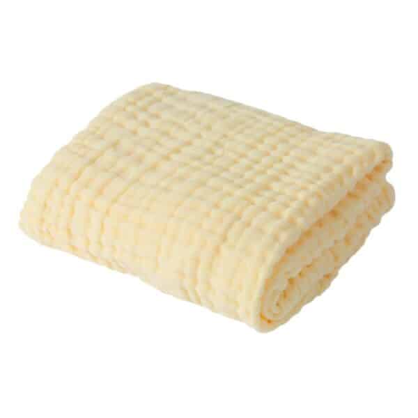 Organic Cotton Baby Muslin - Papaya - Image 2