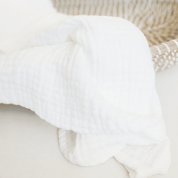 Koselig Organic Muslin - White - Image 4