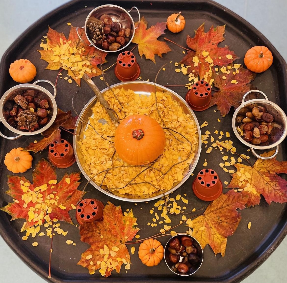 Autumn Sensory Tray