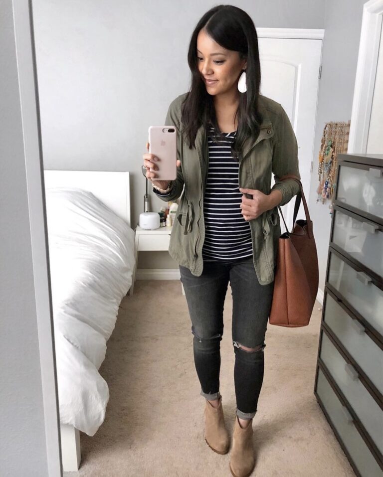 21 Stylish Spring Maternity Outfit Ideas That Don't Look Frumpy ...