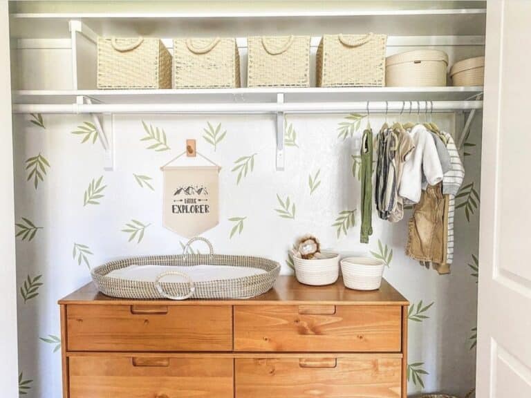 23 Stunning Nursery Closet Ideas + Storage Hacks - Bjarni Baby