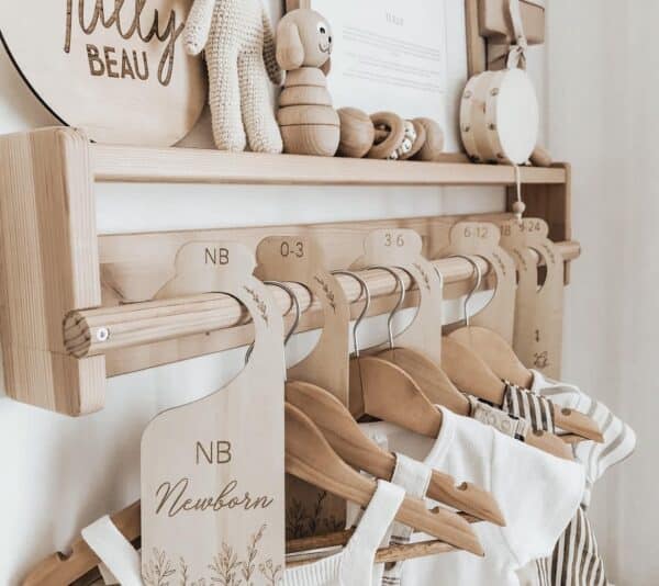 23 Stunning Nursery Closet Ideas + Storage Hacks - Bjarni Baby
