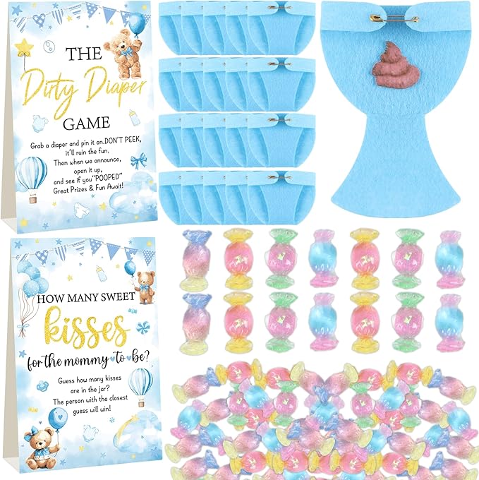 thumbnail image 2 of Girl What's In My Diaper Baby Shower Scratch Off Game | Cowgirl | 24 2 of 10