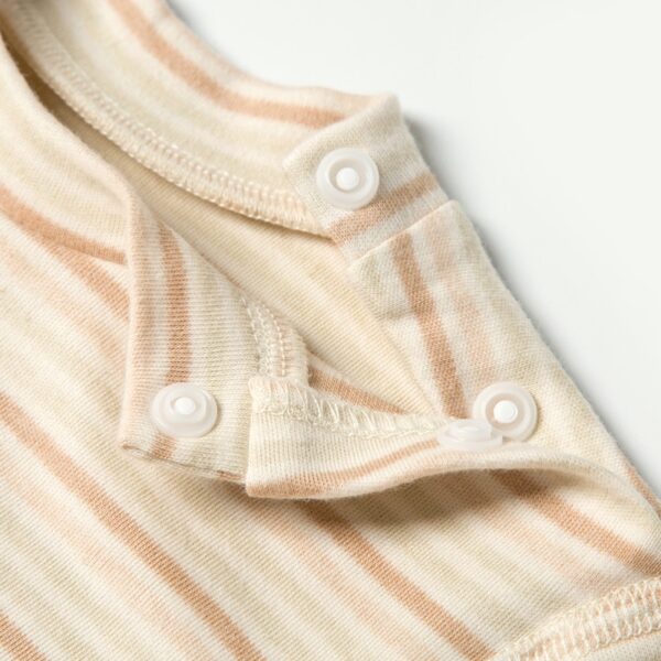 Organic Cotton Long Sleeve Baby Bodysuits - 2 Pack - Image 5