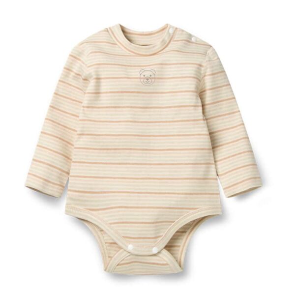 Organic Cotton Long Sleeve Baby Bodysuits - 2 Pack - Image 2